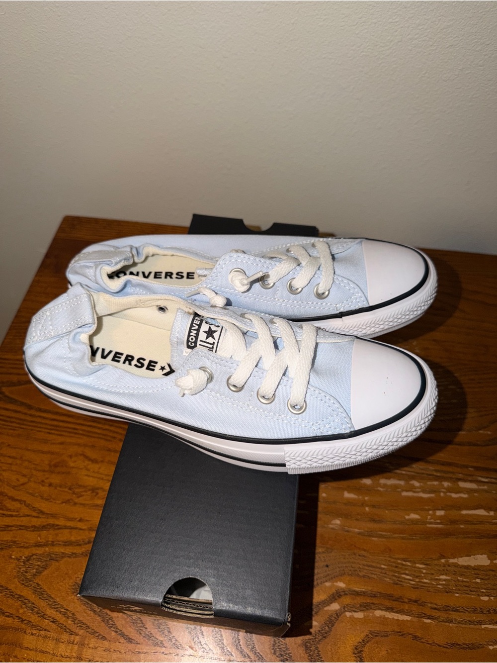 Converse CT Shoreline Slip-On Light Blue Womens Size 8 New in Box - Picture 3 of 4